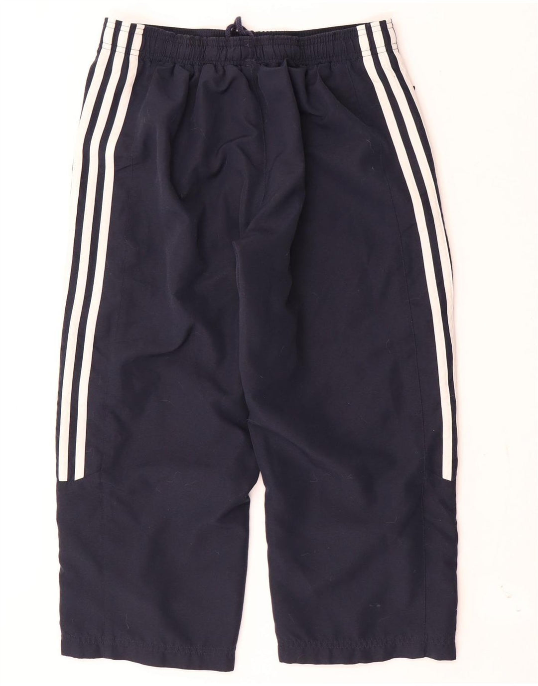 Adidas Γυναικεία φόρμα Capri Παντελόνια UK 10 Small Navy Blue Polyester