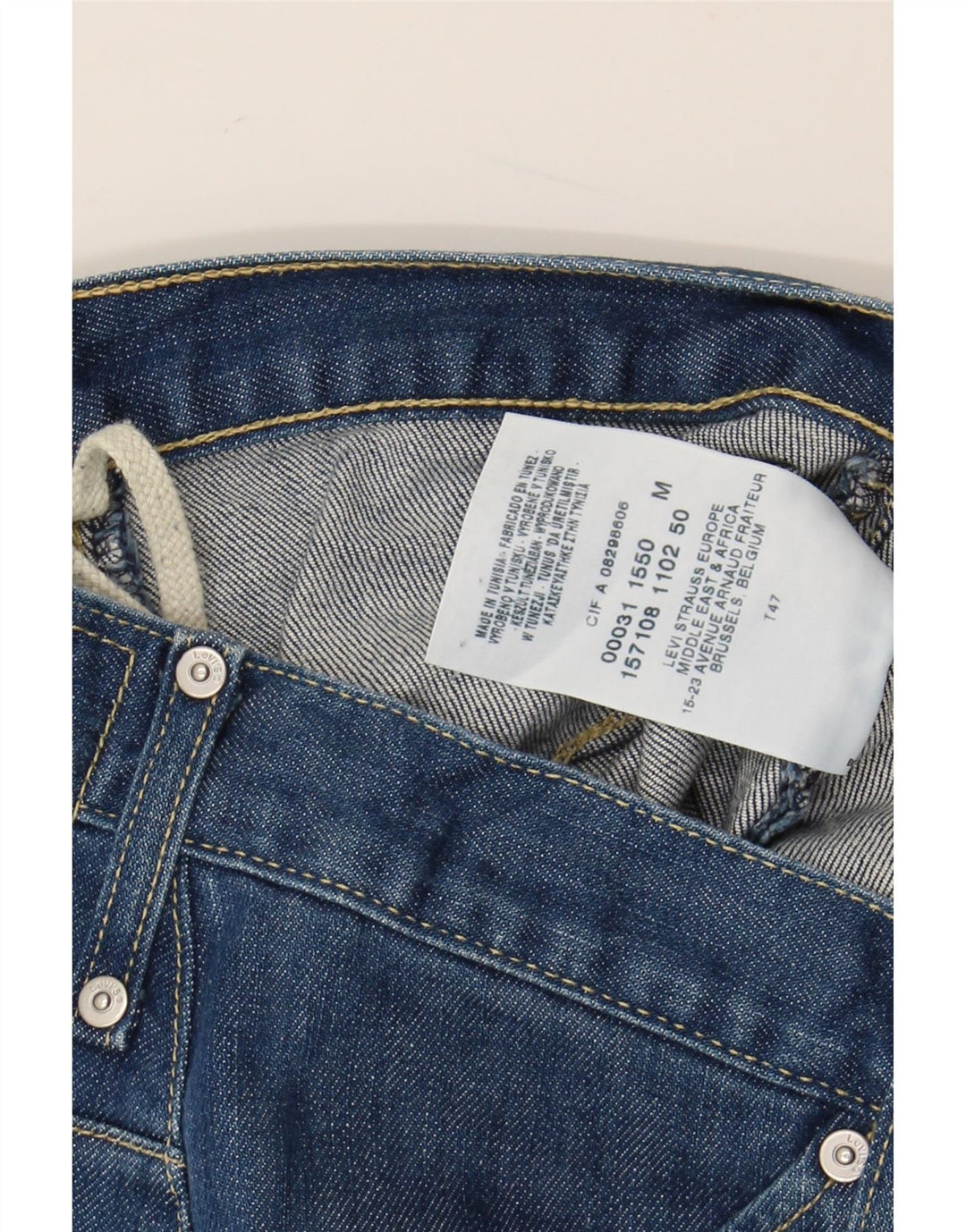 Γυναικείο τζιν σορτς LEVI'S Medium W30 Μπλε βαμβακερό