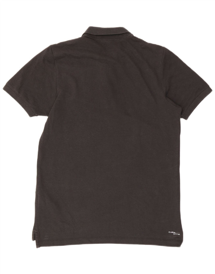 Ανδρικό πουκάμισο Adidas Clima 365 Polo, μεσαίο μαύρο βαμβακερό