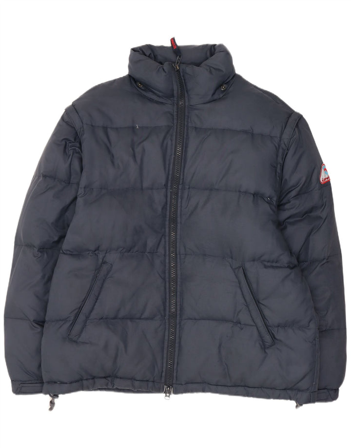 INVICTA Ανδρικό μπουφάν με επένδυση UK 40 Large Navy Blue Polyamide