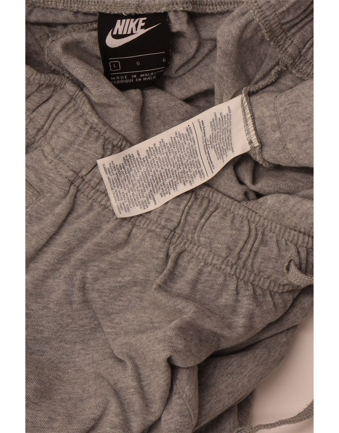 Ανδρικό αθλητικό σορτς NIKE μεγάλο γκρι βαμβακερό