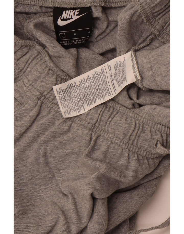 Ανδρικό αθλητικό σορτς NIKE μεγάλο γκρι βαμβακερό