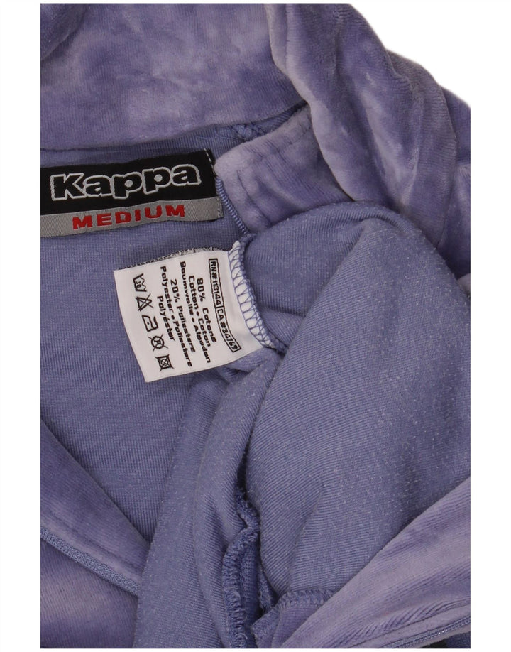 Γυναικεία αθλητική φόρμα KAPPA Top Jacket UK 12 Medium Purple Colourblock Cotton