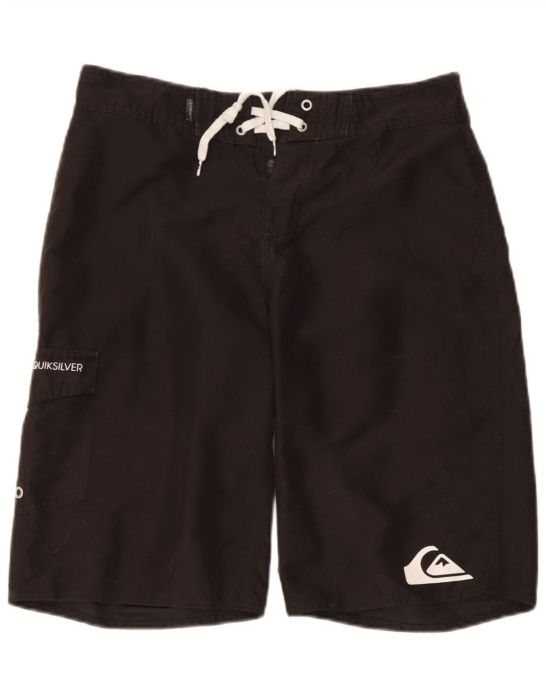 Ανδρικό γραφικό σορτς κολύμβησης Quiksilver Μικρό μαύρο πολυεστέρα