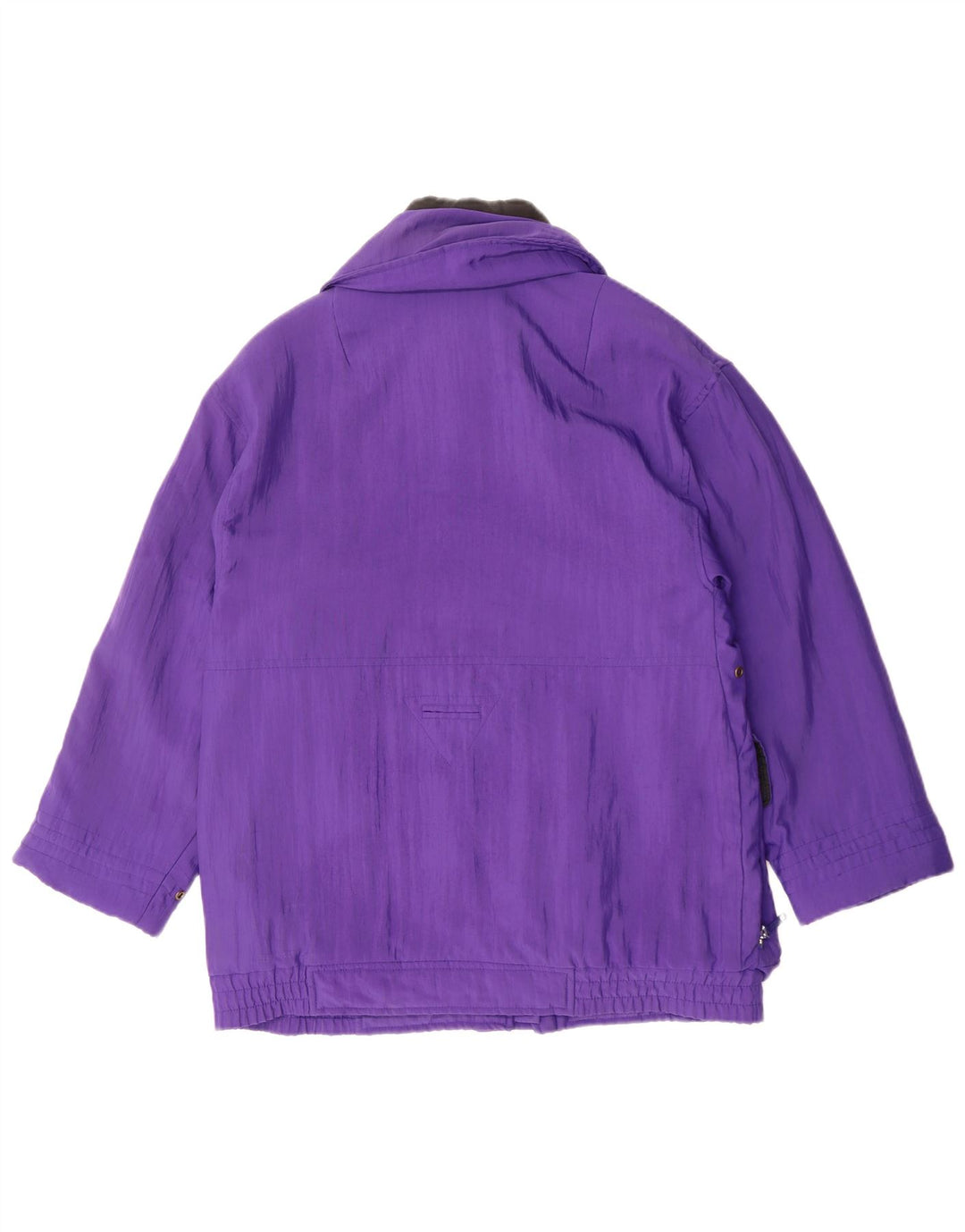 Vintage γυναικείο υπερμεγέθη μπουφάν σκι UK 8 Small Purple Polyamide Retro