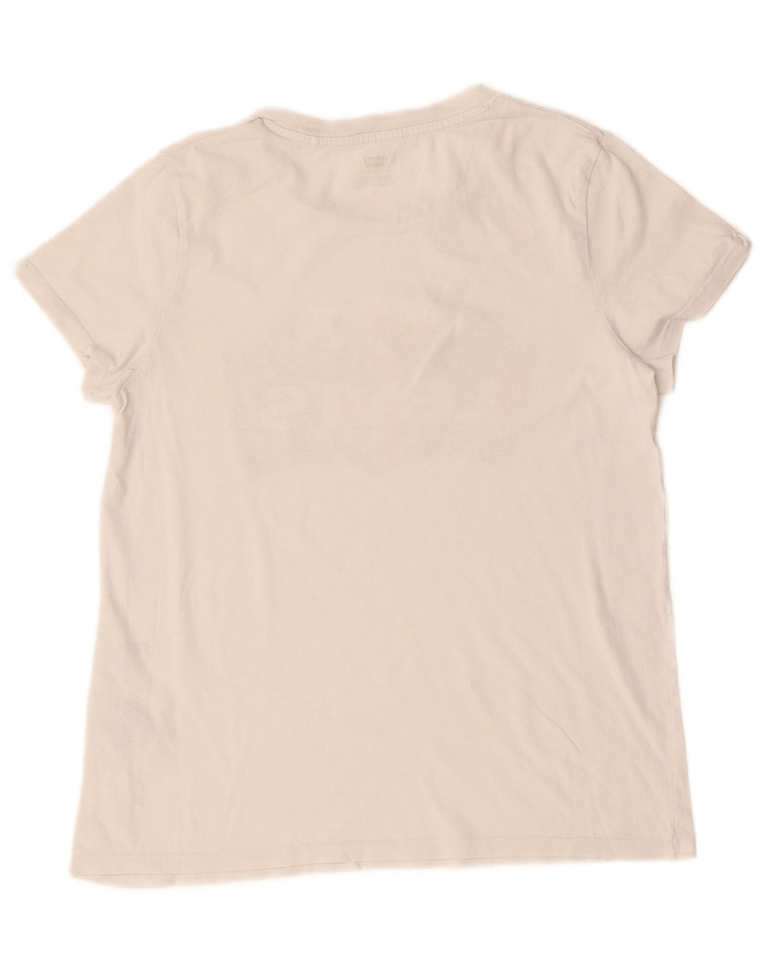 Γυναικείο γραφικό μπλουζάκι Levi's Top UK 12 μεσαίο λευκό βαμβακερό
