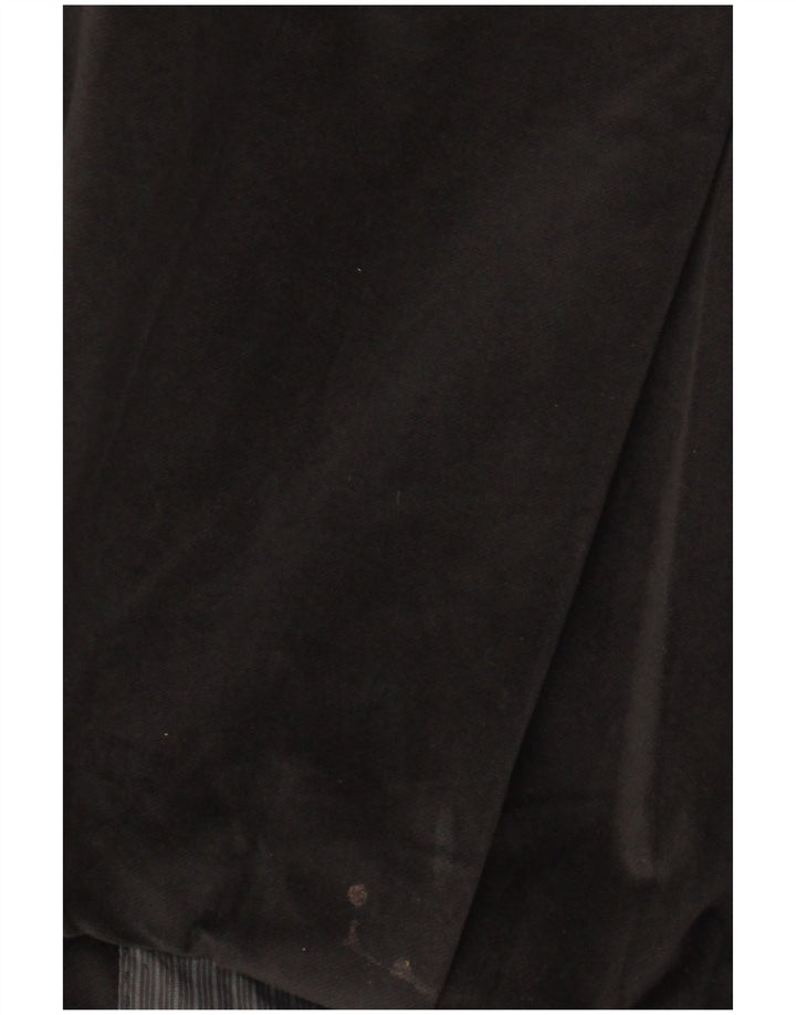 Vintage ανδρικό μακρύ σακάκι με 2 κουμπιά σακάκι UK 44 2XL μαύρο πολυεστέρα