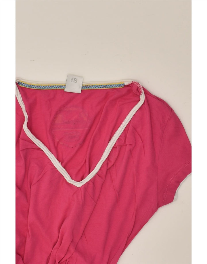 NORTH SAILS Womens T-Shirt Top UK 10 Small Pink Cotton | Vintage North Sails | Thrift | Second-Hand North Sails | Used Clothing | Messina Hembry 