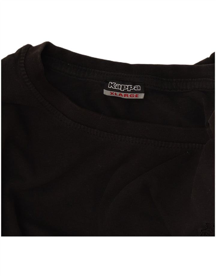 Ανδρικό T-Shirt Kappa Top XL Μαύρο
