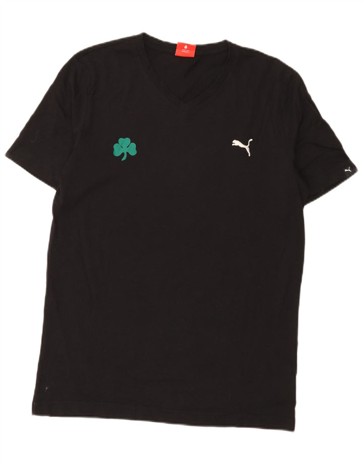 Ανδρικό T-Shirt Puma Top Μικρό μαύρο βαμβακερό