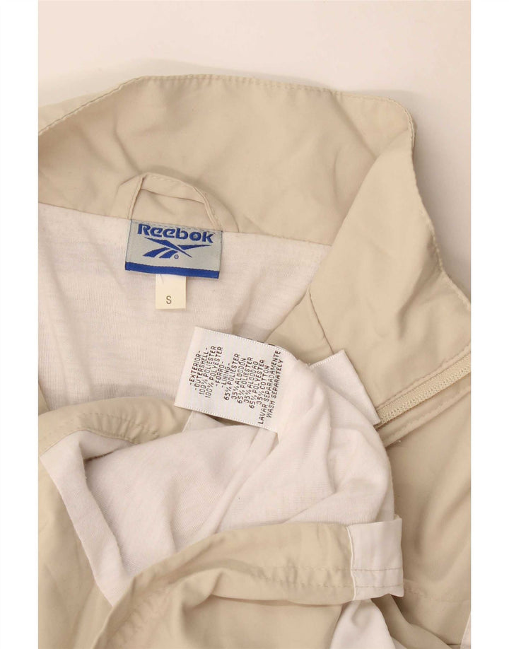 Γυναικεία φόρμα Reebok Top Jacket UK 10 Small Beige Colourblock Polyester