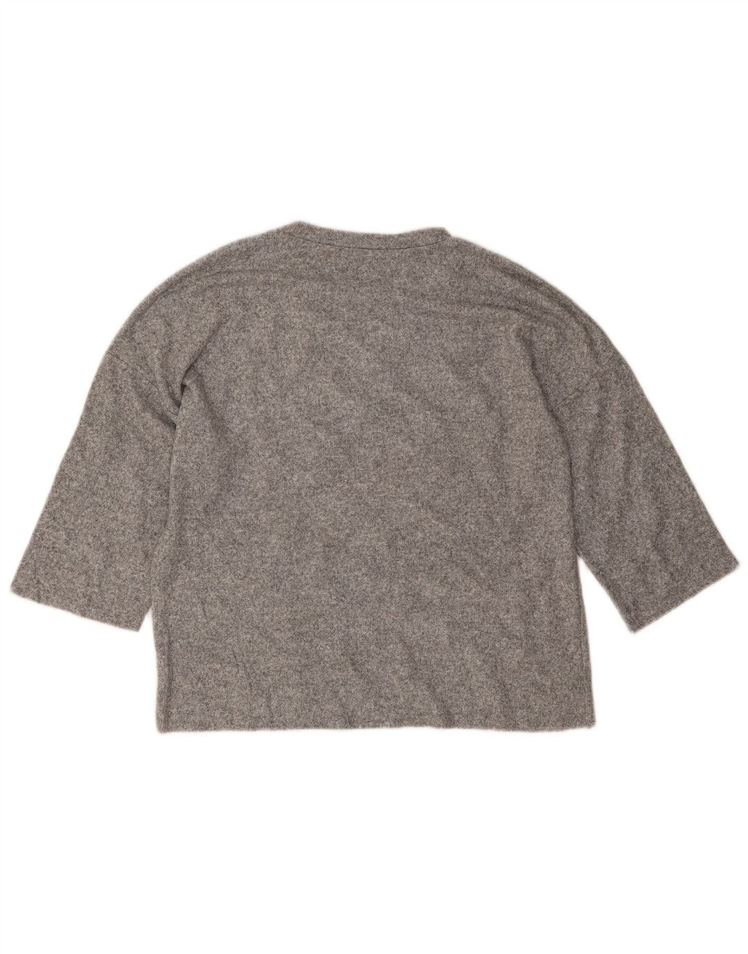 Zara γυναικεία υπερμεγέθη μανίκια 3/4 UK 10 Small Grey Flecked