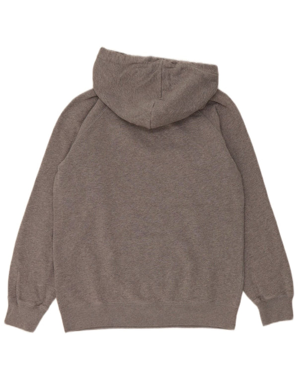 Jack Wills Γυναικεία γραφικά υπερμεγέθη κουκούλα UK 8 Μικρό γκρι βαμβακερό