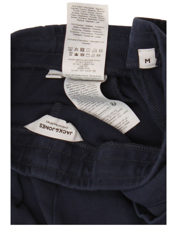 Jack & Jones Ανδρική αθλητική φόρμα Παντελόνι Joggers Medium Navy Blue από βαμβάκι