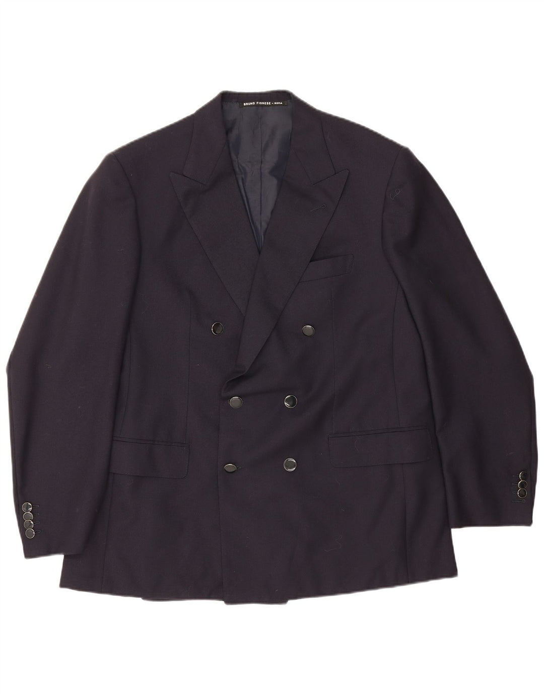 Vintage Ανδρικό Μπλέιζερ Διπλό Μπουφάν UK 40 Large Navy Blue