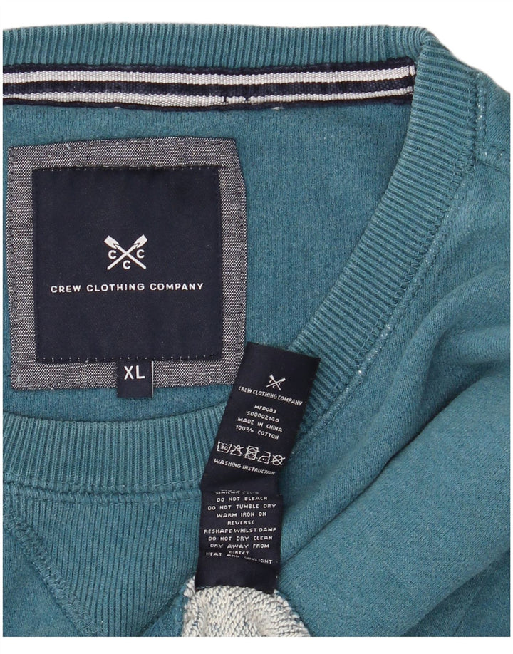 Ανδρικό φούτερ Crew Clothing Jumper XL Blue Cotton