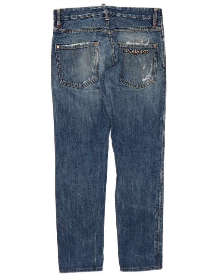 Ανδρικό Dsquared Distressed Slim Jeans IT 46 Small W32 L30 Μπλε βαμβακερό