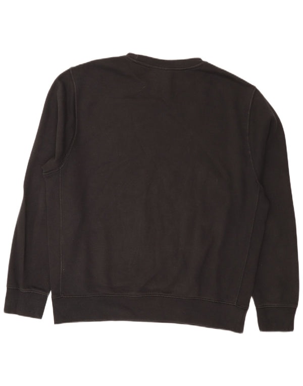 Ανδρικό φούτερ Nike Graphic Regular Fit Jumper μεγάλο μαύρο βαμβακερό