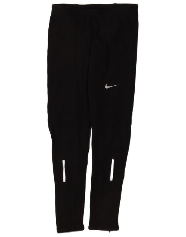 Γυναικεία κολάν Nike Dri Fit UK 12 μεσαίου μαύρου πολυεστέρα