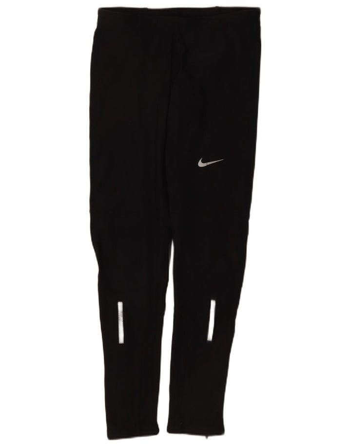 Γυναικεία κολάν Nike Dri Fit UK 12 μεσαίου μαύρου πολυεστέρα