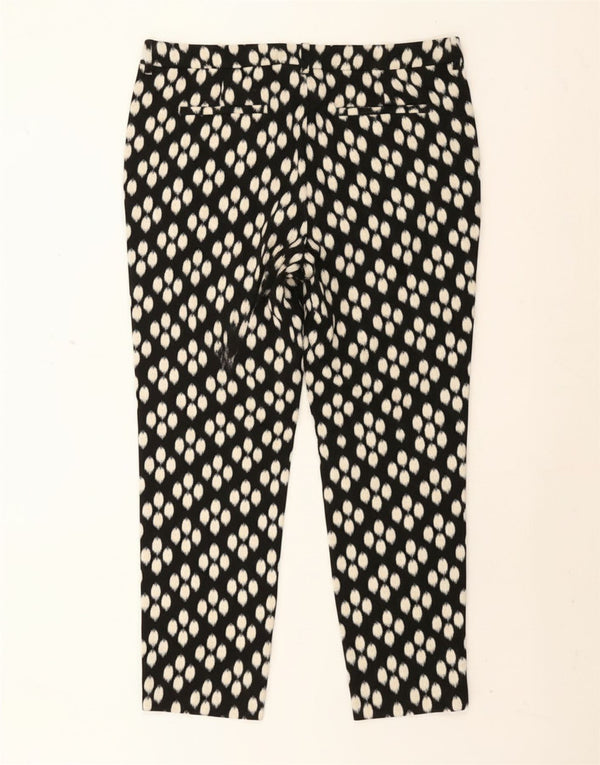 Hobbs γυναικείο κωνικό παντελόνι Chino UK 18 XL W36 L28 Βαμβακερό μαύρο με στίγματα