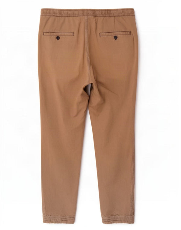 Zara Ανδρικό παντελόνι Joggers Chino Medium W31 L27 Μπεζ βαμβακερό