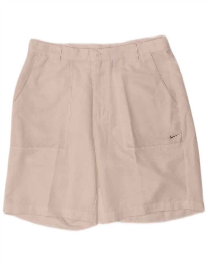 Ανδρικό σορτς chino Nike W34 μεγάλο λευκό πολυεστέρα