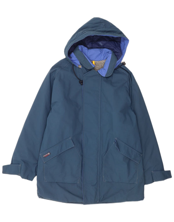 Murphy & Nye Mens Hooded Sherpa Parka Jacket UK 38 Medium Navy Blue