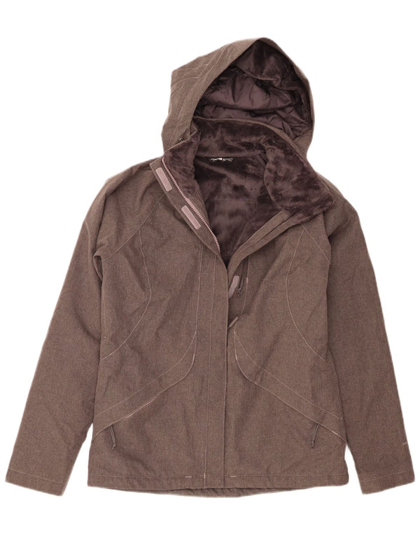 The North Face γυναικείο Dryvent με κουκούλα αντιανεμικό μπουφάν UK 10 Small Purple