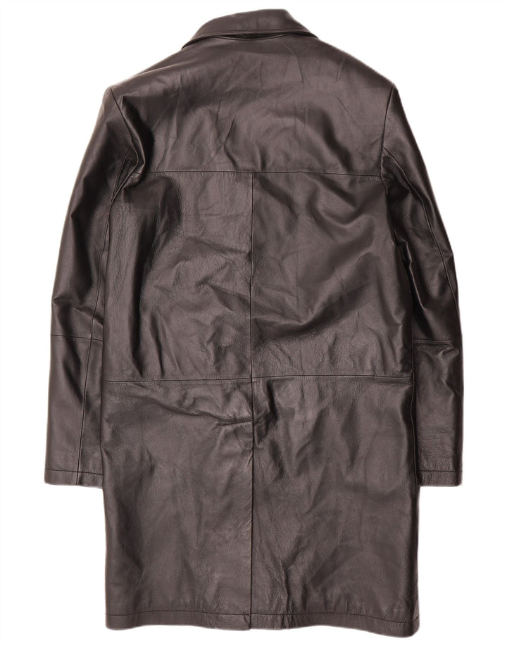 Conbipel Ανδρικό Δερμάτινο Παλτό IT 46 Small Black Leather