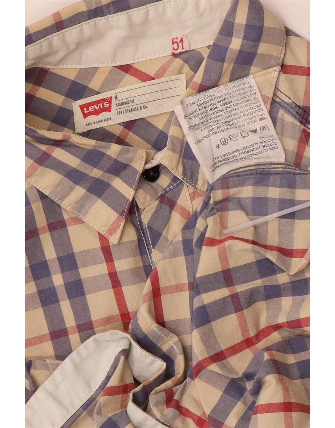 Ανδρικό πουκάμισο Levi's Standard Fit Medium πολύχρωμο βαμβακερό