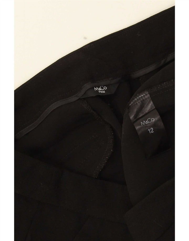 M&Co Γυναικείο Slim παντελόνι Chino UK 12 Medium W32 L25 Μαύρο Πολυεστέρας