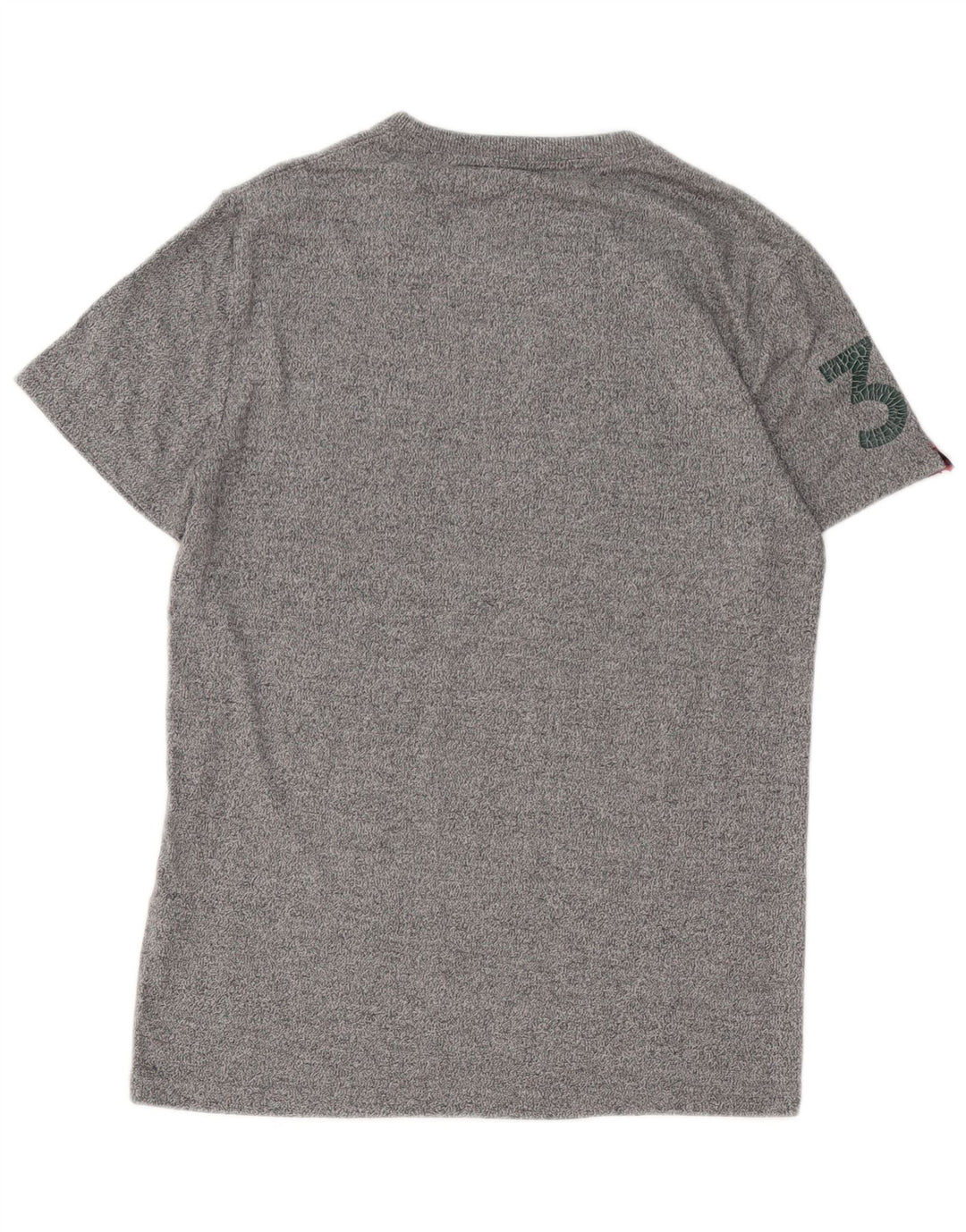Ανδρικό γραφικό T-Shirt Superdry Top Μεσαίο γκρι βαμβακερό