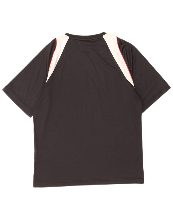 Ανδρικό γραφικό μπλουζάκι Sergio Tacchini Top Medium Black Colourblock Πολυεστέρας