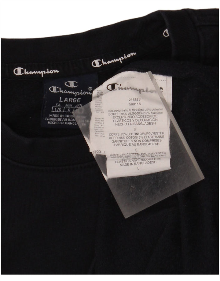 Ανδρική φούτερ CHAMPION Jumper Large Navy Blue Cotton