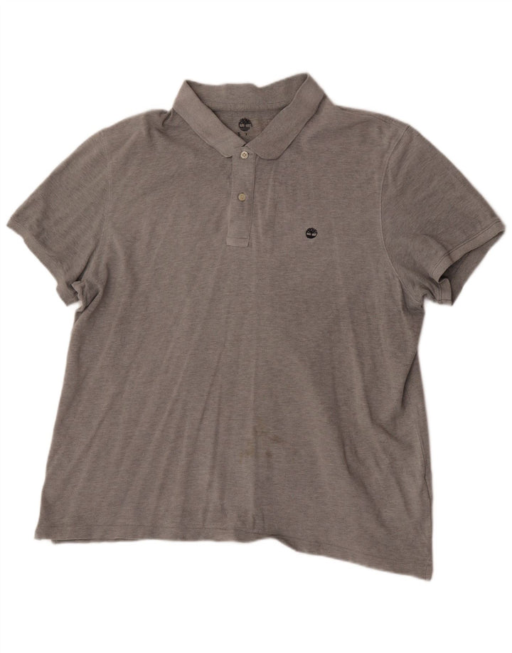 Ανδρικό μπλουζάκι Timberland Polo XL Γκρι βαμβακερό