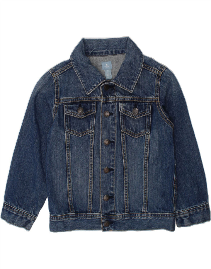 GAP Boys Denim Jacket 4-5 Years Blue Cotton Vintage Gap and Second-Hand Gap from Messina Hembry 