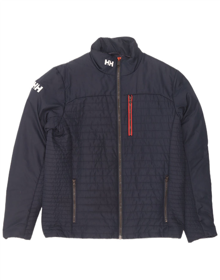 Helly Hansen Ανδρικό γραφικό μπουφάν με επένδυση UK 42 XL Navy Blue Polyester