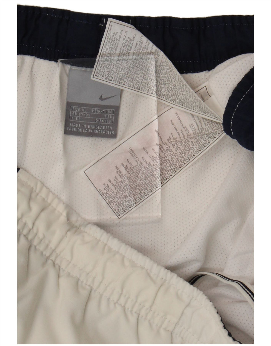 Ανδρικό αθλητικό σορτς Nike UK 37/39 XL Λευκό πολυεστέρας