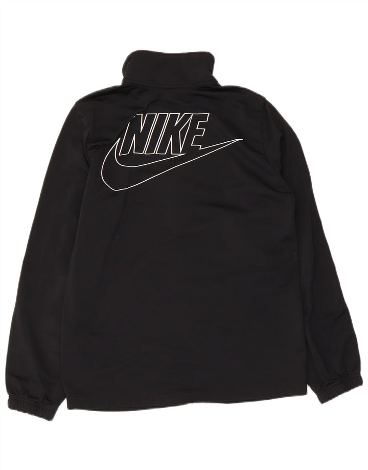 Μπουφάν Nike Boys Graphic αθλητική φόρμα 13-14 ετών XL μαύρο πολυεστέρα