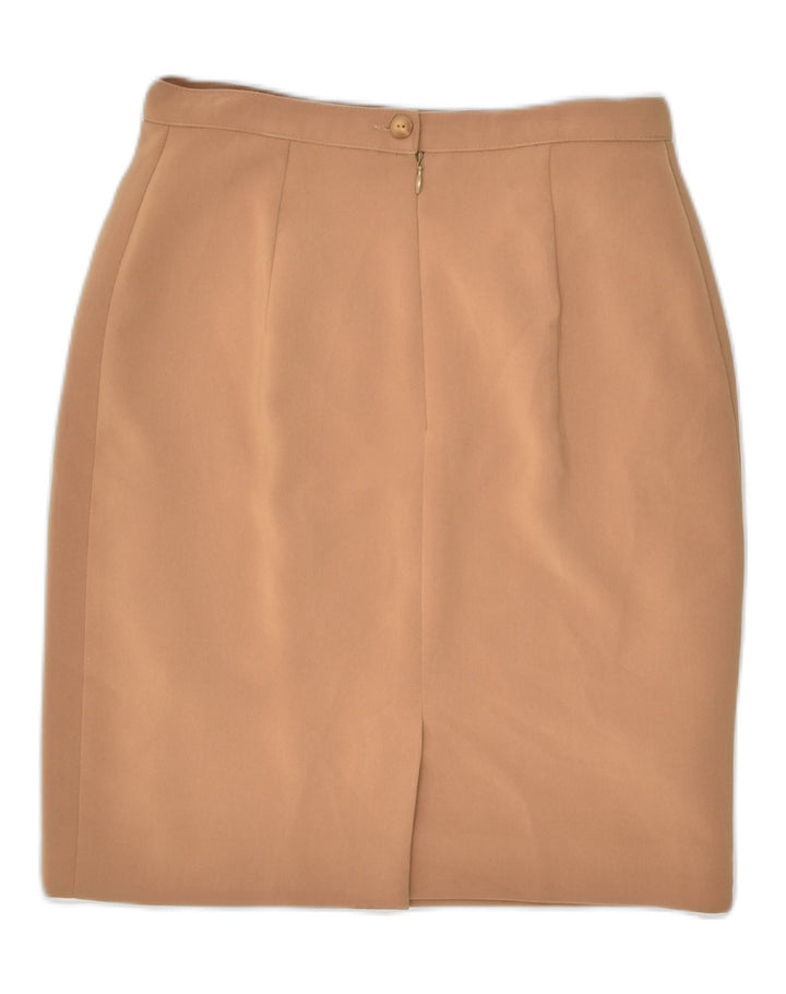 VINTAGE Womens Pencil Skirt IT 42 Medium W26 Brown | Vintage Vintage | Thrift | Second-Hand Vintage | Used Clothing | Messina Hembry 