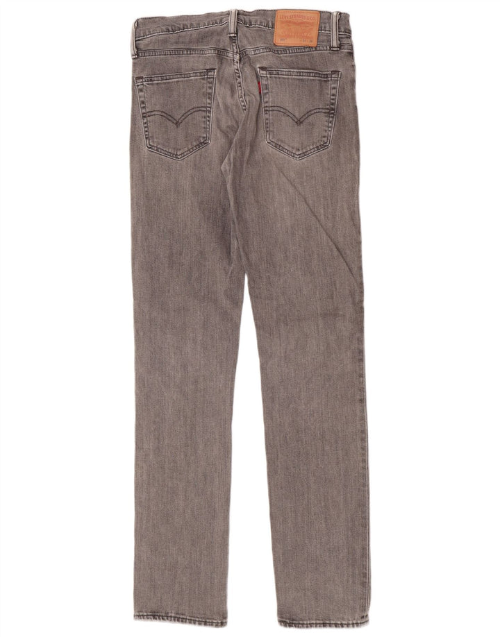 Levi's Mens 511 Slim Jeans W31 L34 Γκρι βαμβακερό