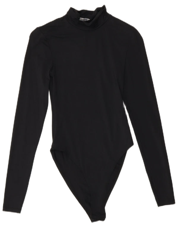 Zara Γυναικείο μακρυμάνικο κορμάκι UK 8 Small Black Polyamide