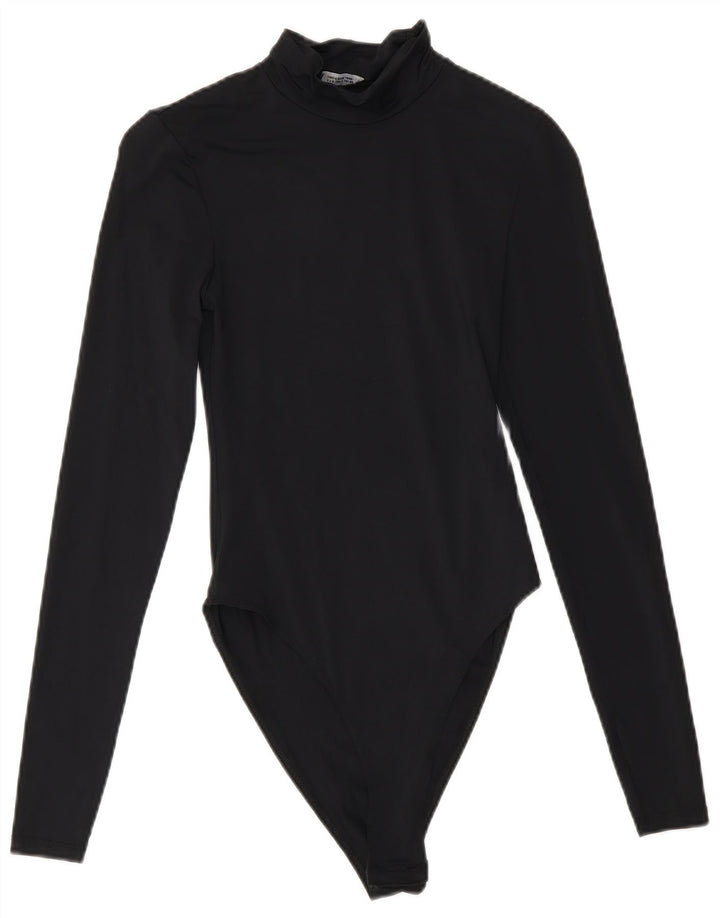 Zara Γυναικείο μακρυμάνικο κορμάκι UK 8 Small Black Polyamide