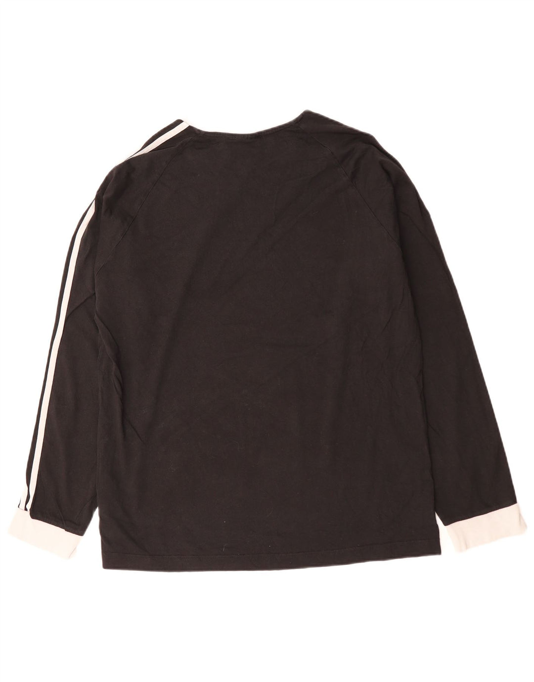 Ανδρικό τοπ ADIDAS Μακρυμάνικο XL Μαύρο βαμβακερό