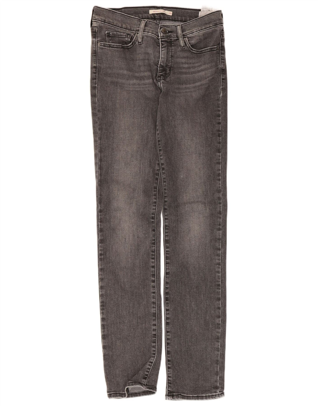 Levi's Womens 312 Shaping Slim Jeans W28 L32 Γκρι βαμβακερό