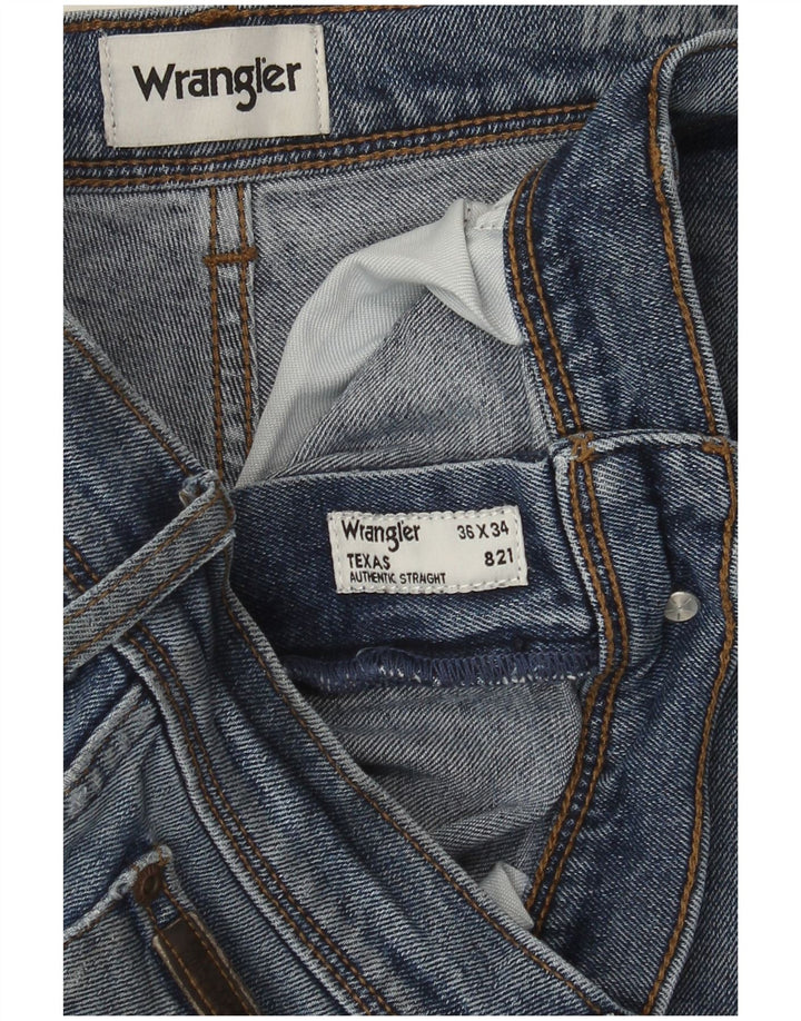 Wrangler Ανδρικό Texas Straight Jeans W36 L32 Blue