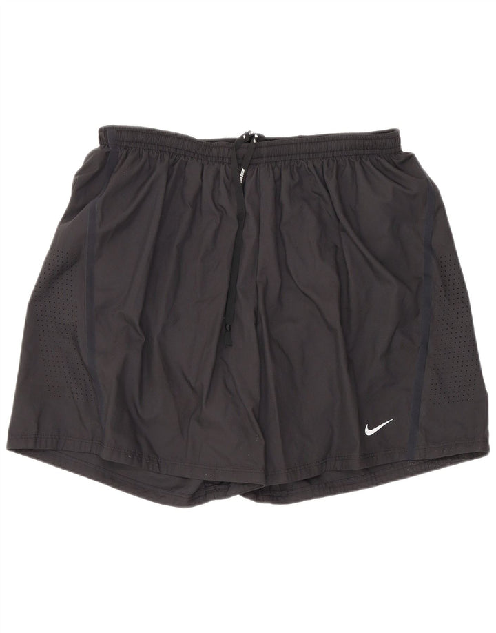 Γυναικείο αθλητικό σορτς Nike Dri Fit μεγάλο μαύρο πολυεστέρα