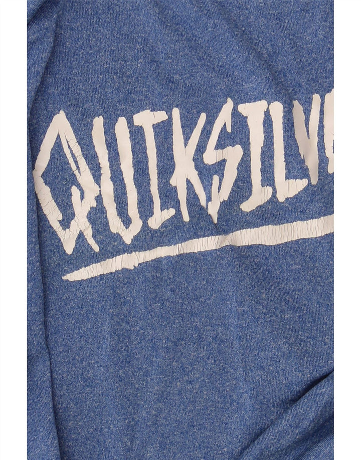 Γραφικό μπλουζάκι για αγόρι QUIKSILVER Top 13-14 ετών μπλε νάιλον