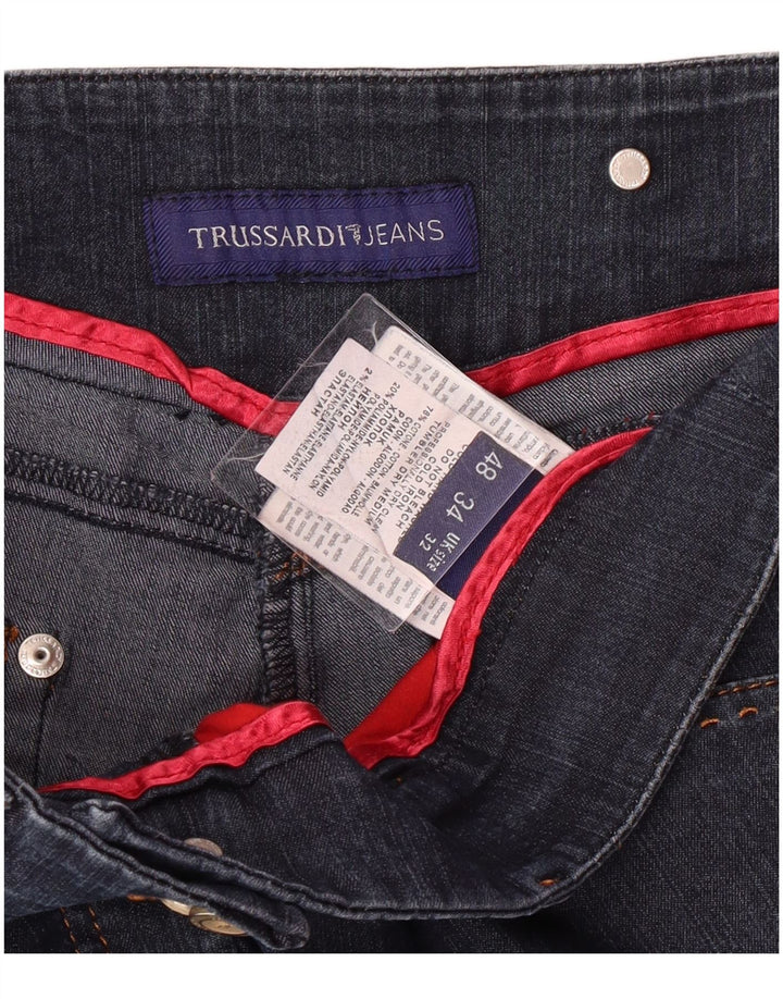 Γυναικείο τζιν Trussardi ίσιο W32 L27 Navy Blue Cotton